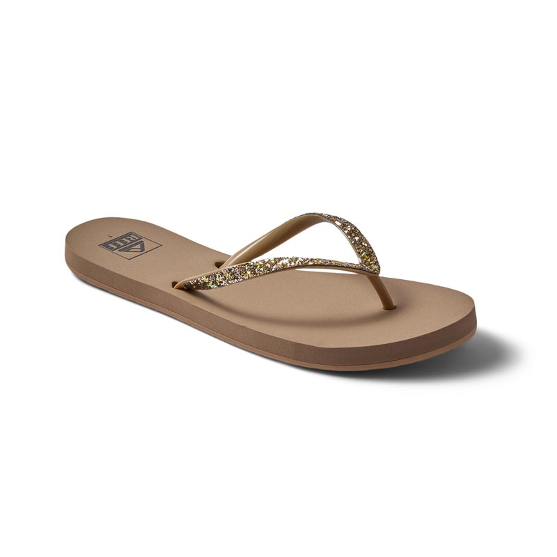 Reef Stargazer Womens Beach Flip Flop, Super Lightweight and Soft Footbed, Thin Glitter Strap, Gemstone, 6 - Image 3